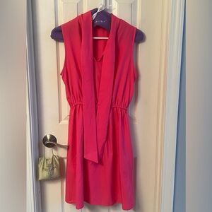 2 Hearts bright pink, skeeveless dress
